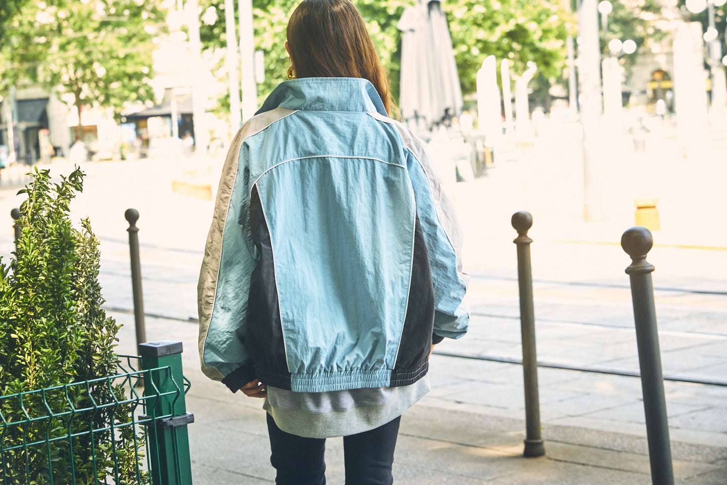 Nylon Track Jacket