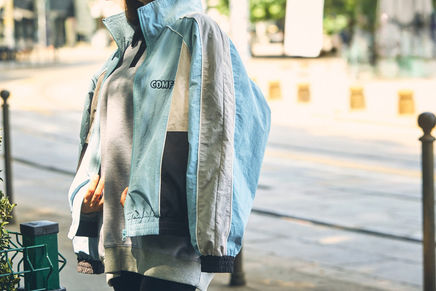 Nylon Track Jacket