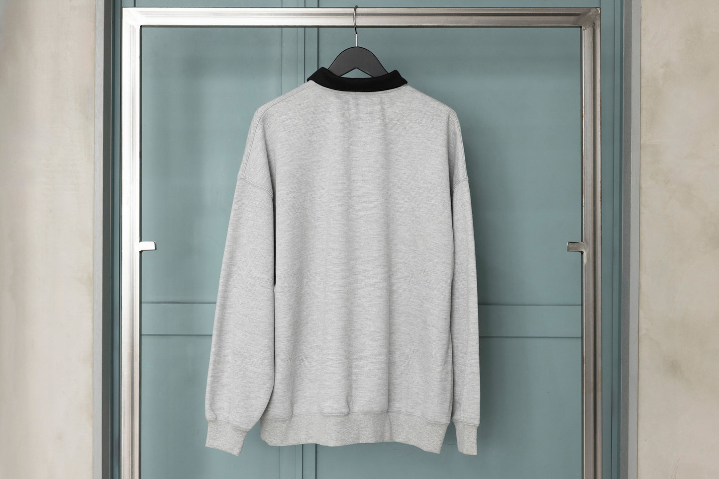 Long Polo Shirt (Gray)